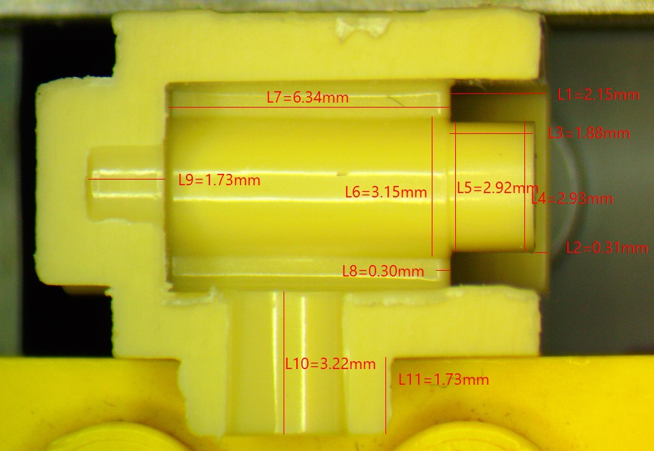 Lego best sale piece measurements